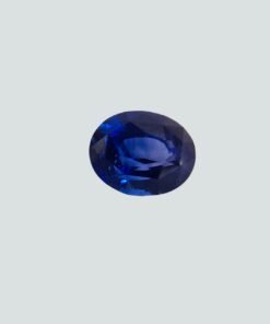 Alternative view of 0.91CT | Cornflower Blue Sapphire | Natural Heated | Oval Mixed | Certified