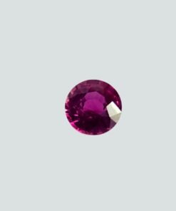 Alternative view of 0.5CT | Pink (Vivid) Sapphire | Natural Unheated | Round Mixed Cut | Certified